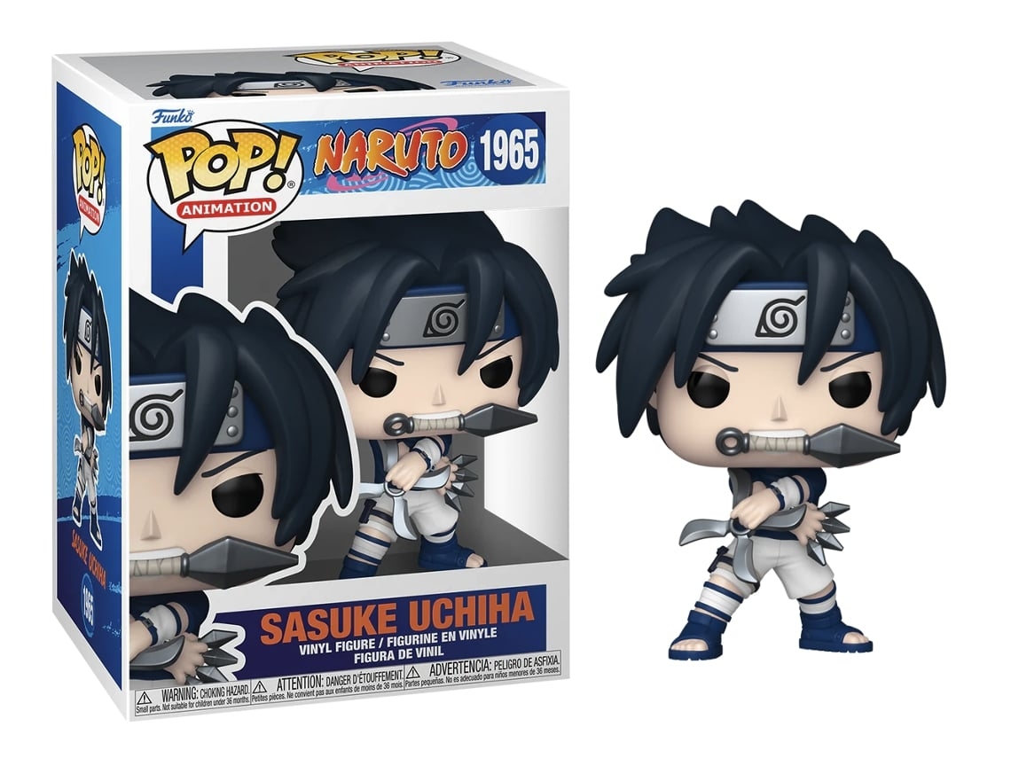 Figura FUNKO Pop! Animation: Naruto Classic - Sasuke Uchiha (Outlet Caixa Aberta - Possível Chase)