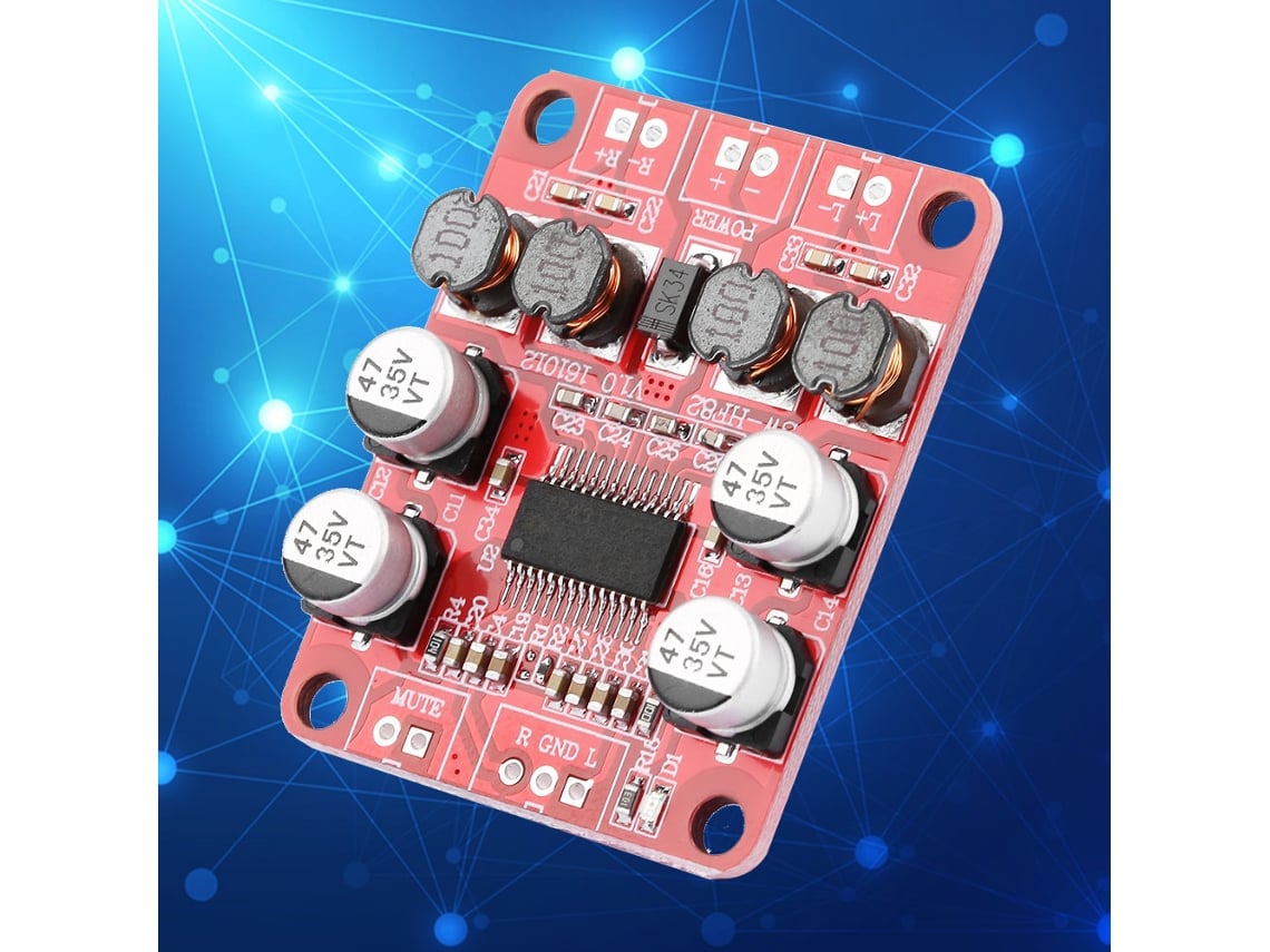 Placa amplificadora de áudio digital estéreo de dois canais TPA3110 2x15W HF82