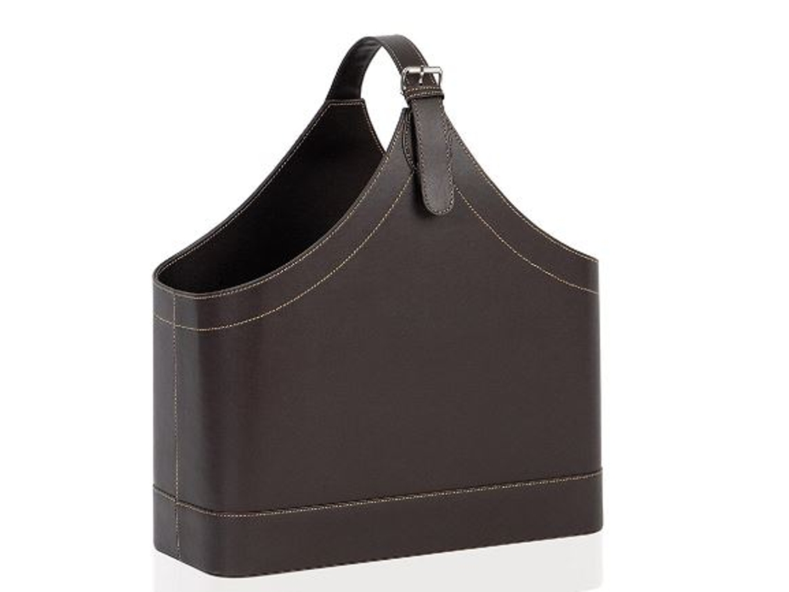 Revisteiro RIVA Castanho Escuro 40x17x45cm