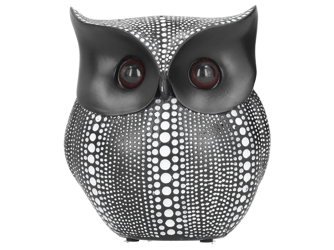 Estátua de Coruja em Resina, Decorativa para Mesa | S/MARCA