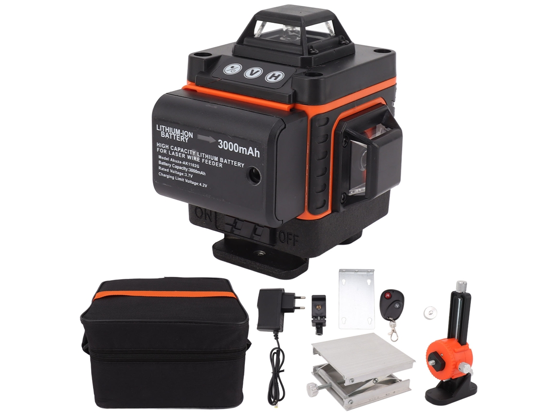 Nível a laser (16 linhas 4D, projeção automática de linhas de alta precisão)