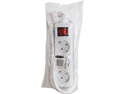 Extensão 3T VIVANCO Com Interruptor 1.4M (Branco)