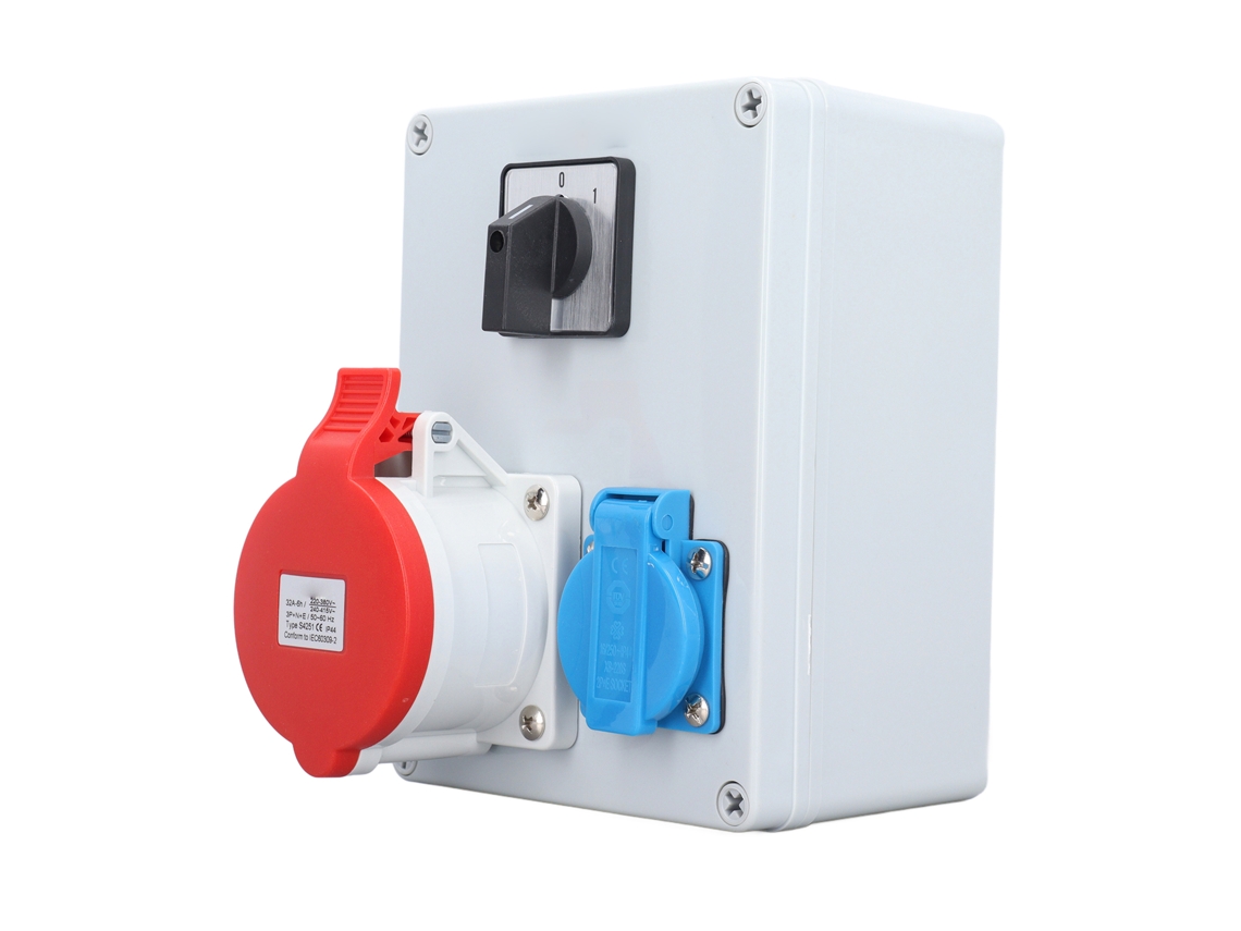 Caixa Distribuidora Cee Parede Ip44 32a 16a 5p