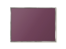 Quadro de vidro magnético violeta para hall de entrada Espelharte (80x60 cm)