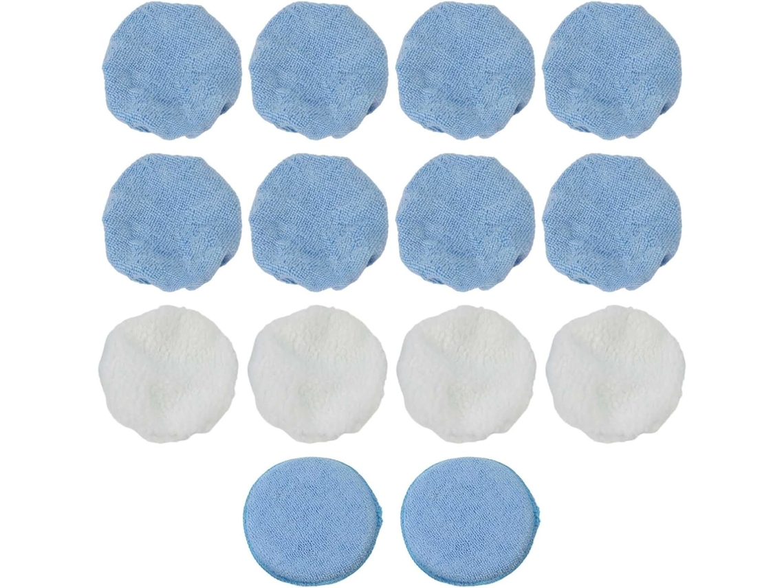Conjunto De 14 Discos Microfibra 12,7 A 15,2 Cm (5 6 Polegadas) Para
