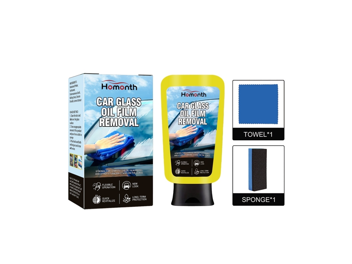 REMOVE Filme de Óleo no Parabrisa, Melhora a Impermeabilidade LAXISCREED