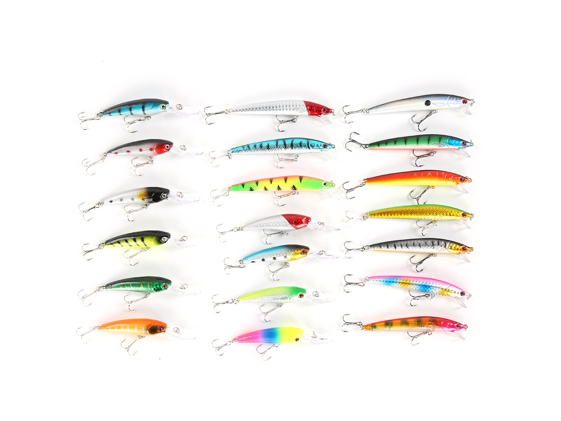 Lure Bait Set (bionic Lure Mixed Match) 20 Classic Minnow Baits Dws237