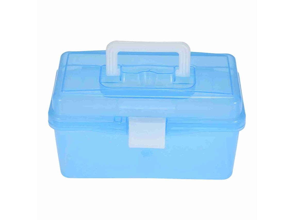 Caja De Armazenamento De Arte Plástica Transparente Portátil Para Artistas E Estudantes