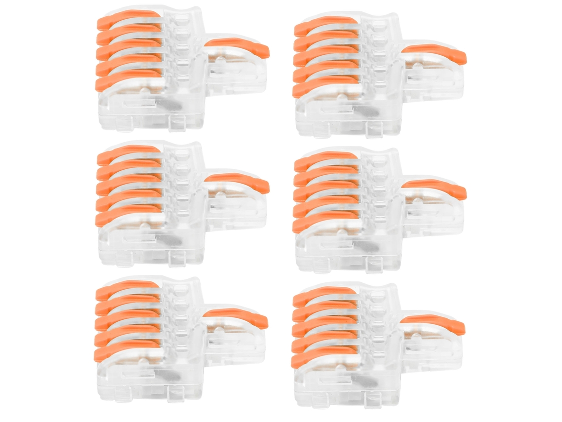 Laxiscreed Conector Rápido T Com 5 Entradas E 1 Saída Para Ligações Elétricas De Alta Compatibilidade