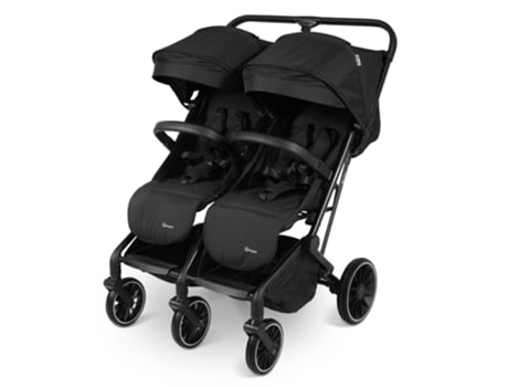 Carrinho De Passeio Para Gémeos Babygo Go Twice Black