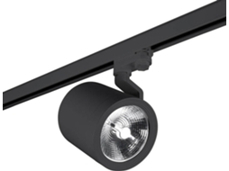 Ledsc4 Action - Foco 124x148x225mm, Alumínio, Cor Preto, Led 15w