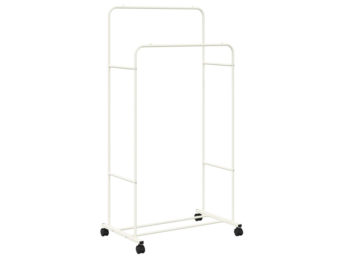 Suporte para roupas, liso, branco, 80 x 53 x 156 cm, exclusivo da Maison.