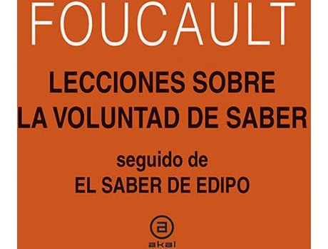 Livro Lecciones Sobre La Voluntad Saber Seguido Saber Edipo