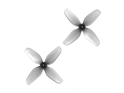 6 Pares de Hélices Hqprop Ultralight 31mm 1.2x0.9x4 1209 de 4 Pás, Cinza, com Eixo de 1.0mm para Drone Rc Fpv Whoop. MDUG