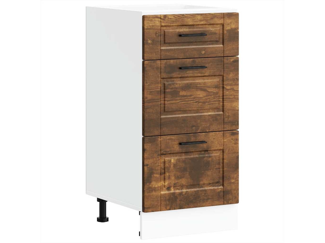 Kitchen Base Cabinet, Kitchen Base Cabinets Vidaxl Marrom Madeira Processada (n/a)