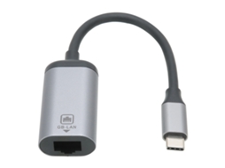 Aetheria adaptador de Porta de Rede Type c para Gigabit Rj45 com Cabo Curto para Windows Android os X