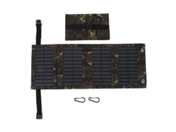 Painel Solar Dobrável Com Porta Usb, 5, 5 V, 20 W, Monocristalino, Alta Eficiência, Ip65 À Prova D'água, Para Camping Ao Ar Livre, Camuflado