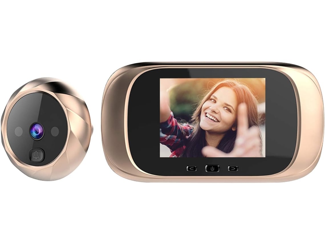 Olho mágico digital LCD de 2,8 polegadas GPA Slowmoose com câmara escura, campainha de vídeo e memória interna