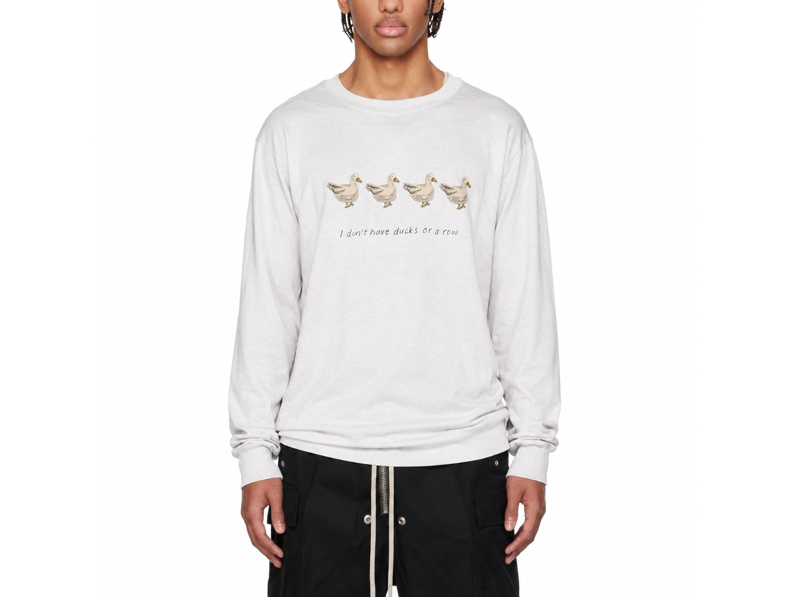 Moletom Rockinstone Getting My Ducks In A Row com estampa dupla face e design exclusivo.