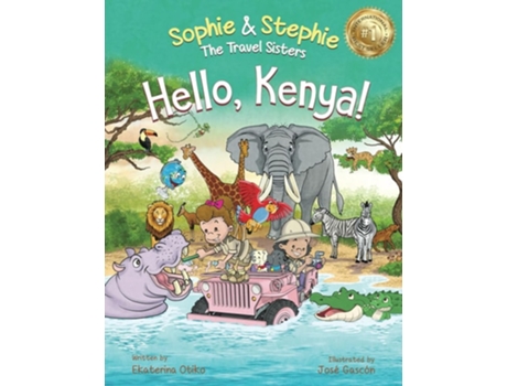 Livro Hello, Kenya! Childrens Picture Book Safari Animal Adventure for Kids Ages 4-8 de Ekaterina Otiko (Inglês)