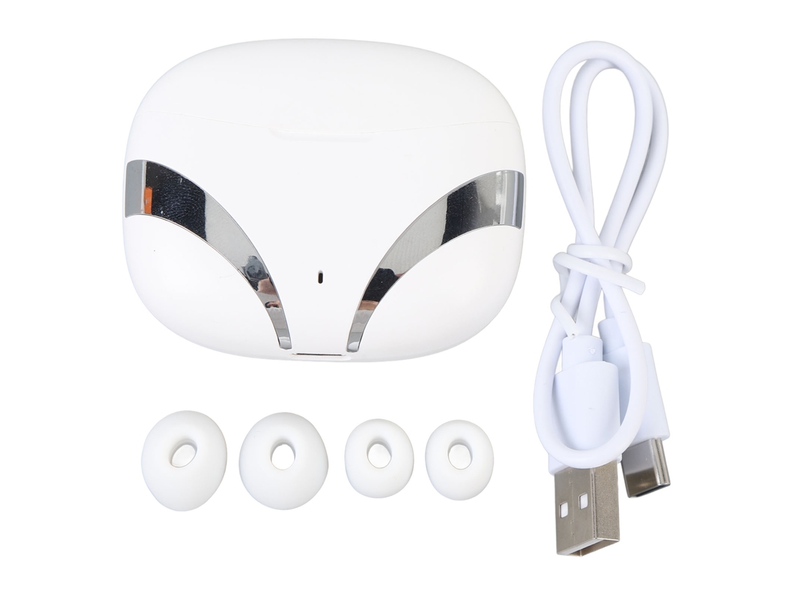 Auriculares Bluetooth S/MARCA, 144 idiomas, cancelación de ruido, control táctil, blanco