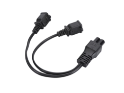 Cabo de Alimentação LAXISCREED Iec320 C6 para 2 Nema 1 15r