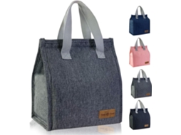 Lancheira minimalista, caixa térmica reutilizável, à prova de vazamentos, adequada para homens e mulheres, bolsa térmica para adultos.