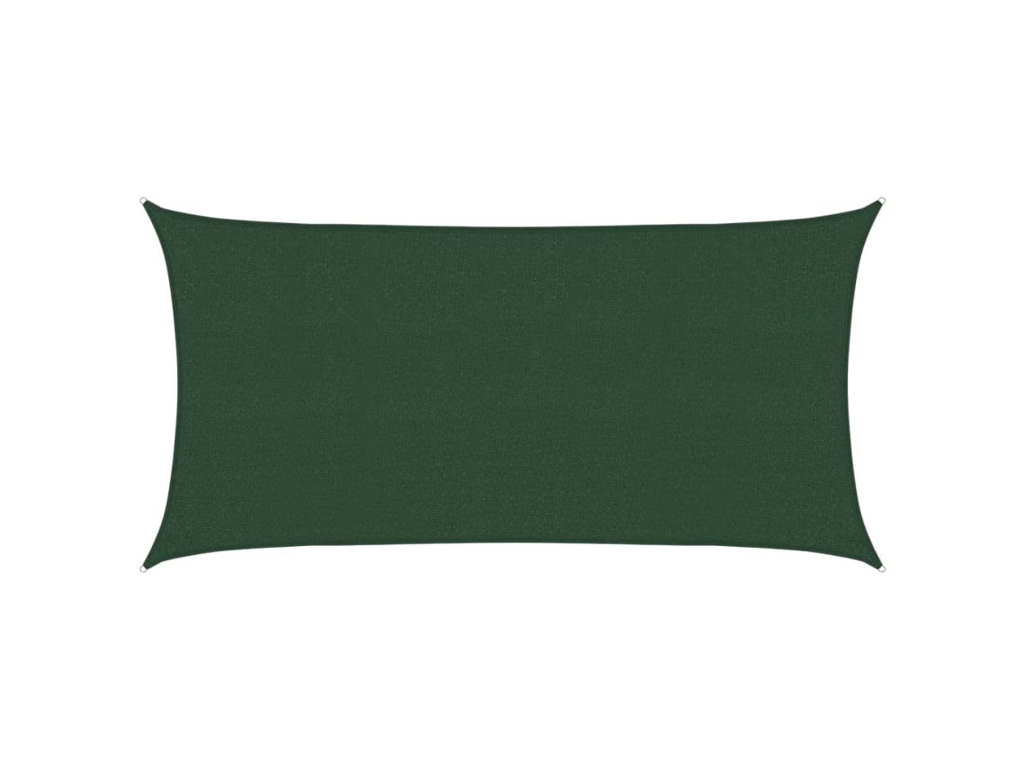 Toldo vela VIDAXL Verde (2x4 m)