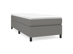 Box Spring Bed, Box Spring Beds Vidaxl Cinzeto Tecido (90 X 190 Cm)