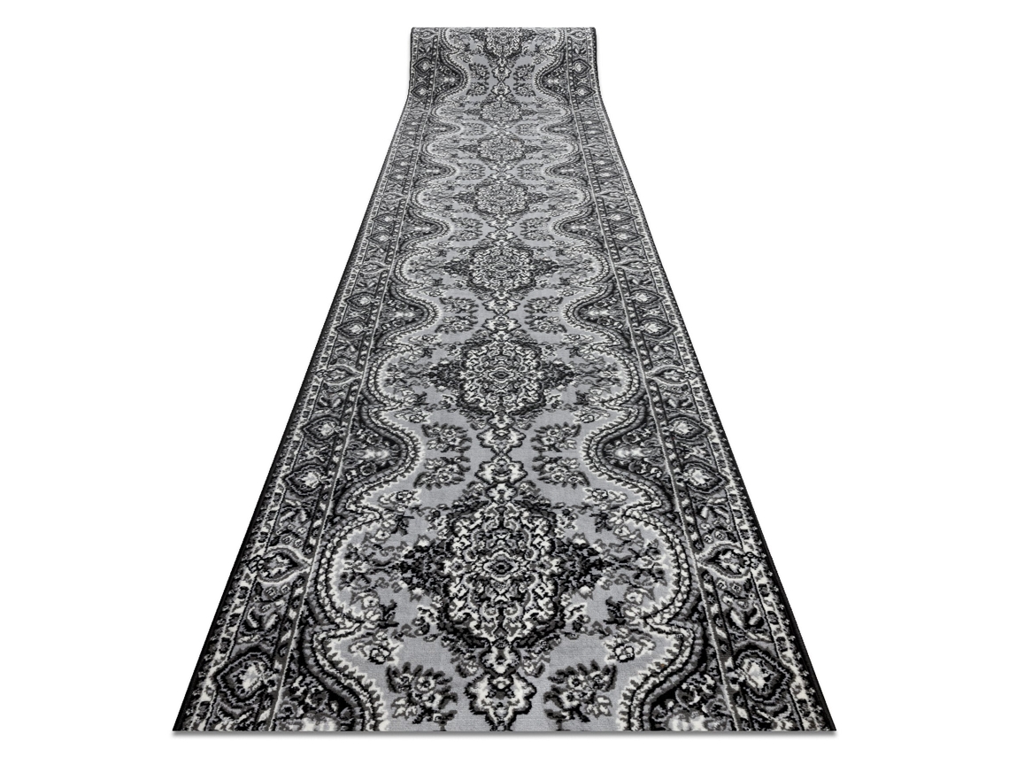 Passadeira Bcf Morad Wiosna Roseta Cinzento 120 cm