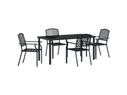 Conjunto de Móveis de Jardim 5 Pcs HARLANV1