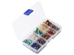 Pérolas De Pedra Natural Para Artesanato De Bijuterias Diy Com Caixa Cristal Bijuterias