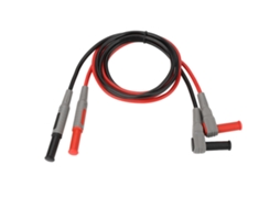 Cabo De Teste Com Plug Banana 4mm Ângulo Retto Para Reto Injetado Multímetro Com Capa Protetora E Fio Silicone Flexível