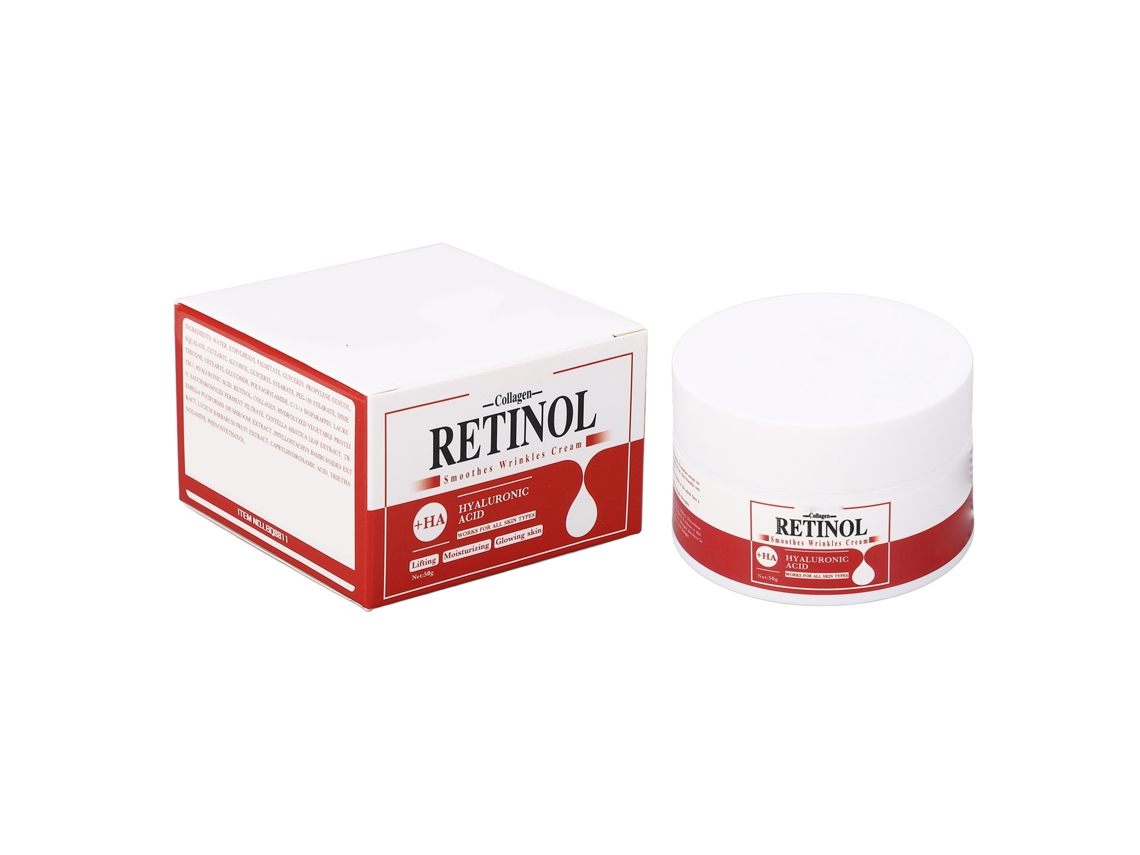 Crema De Colágeno Facial 50g - Reduz Rugas, Tonifica A Pele, Melhora Manchas E Minimiza Poros - Hidratante Facial