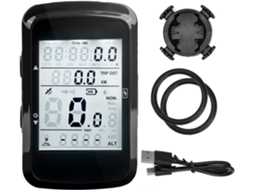 Computador De Bicicleta Gps Com Velocímetro E Odômetro, Luz De Fundo Automática E À Prova D'água (preto)