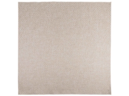 Conjunto 1 Tapete Moderno Vidaxl Creme Poliéster (200 X 200 Cm)