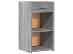 Mesa de Cabeceira MAISON EXCLUSIVE Derivados de Madeira Cinza Sonoma (35x34x65 cm)