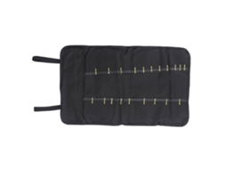 Bolsa de ferramentas portátil em lona impermeável, organizador de ferramentas multifuncional com alças.