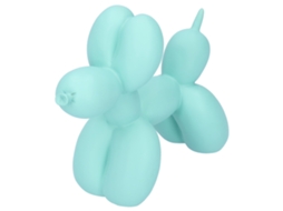 Decoração Estátua Cão Balão Sala de Estar Cor Verde