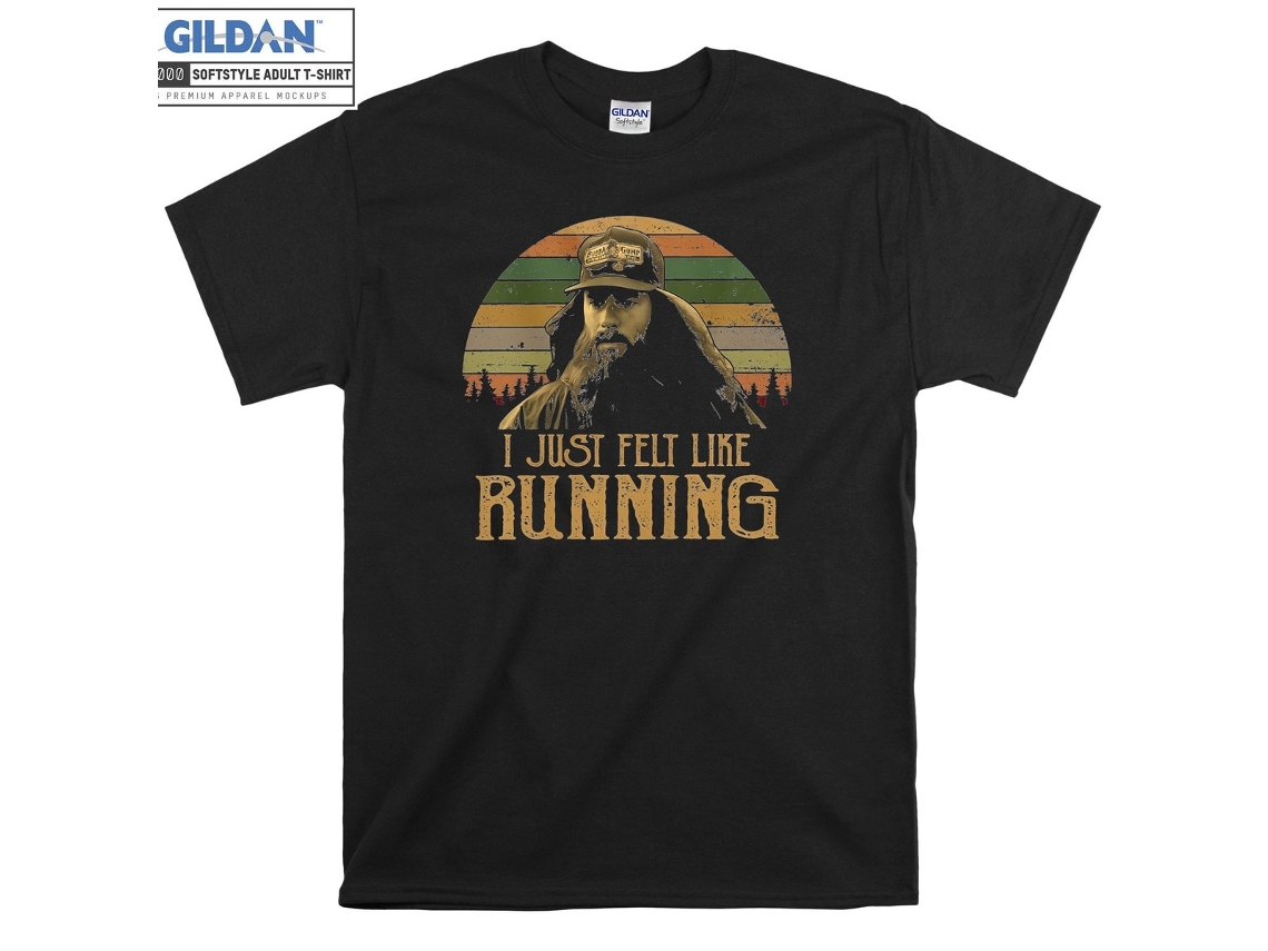 T-shirt Rockinstone Retro Forrest Gump I Just Felt(xl)