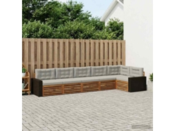 Vidaxl Conjunto De Sofás Para Exterior 6 Unid. Poliéster
