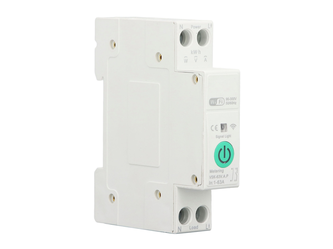Interruptor de Circuito WiFi Inteligente 63A 90‑300V Veloriskku
