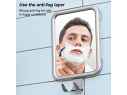 Espejo De Maquillaje De Baño Con Ventosas