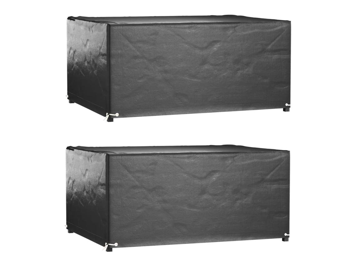 Garden Furniture Cover, Garden Furniture Covers Vidaxl Preto Polietileno (160 X 120 X 75 Cm)