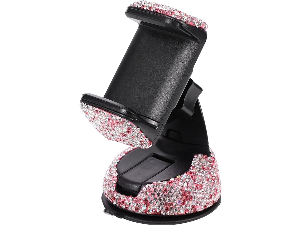 Suporte De Celular Com Ventosa Para Carro, Para Saída De Ar E Painel, Com Strass.
