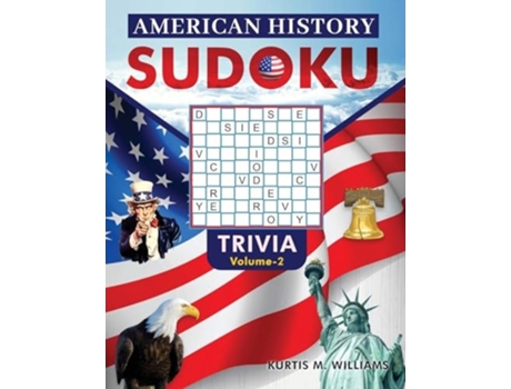 Livro American History Sudoku Volume 2 de Kurtis M Williams (Inglês)