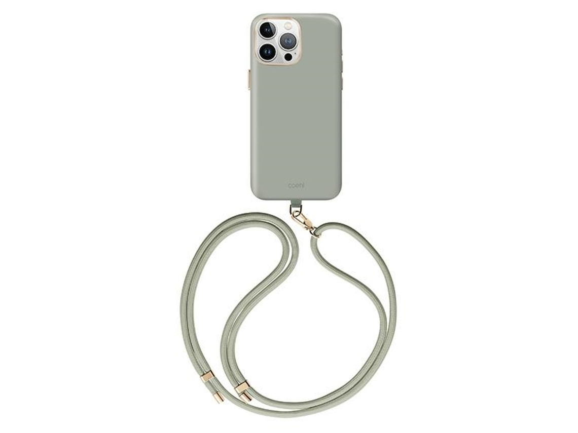 Uniq Case Coehl Creme Para Iphone 15 Pro 6.1 Carregamento E Proteção Magnética