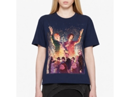 Rockinstone Bill And Ted Sparkle Navy Adult T-shirt Size:l