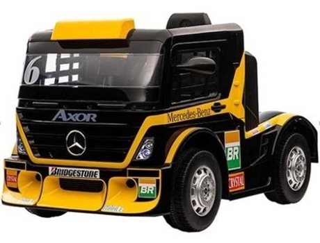 Caminhão de Corrida Amarelo para Mercedes Axor Battery 12V