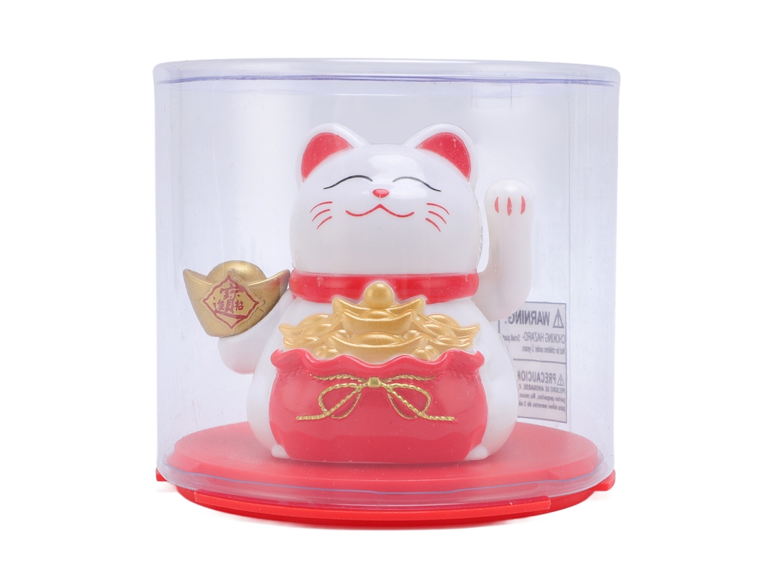 Gato da Sorte LAXISCREED Solar Mexendo Branco